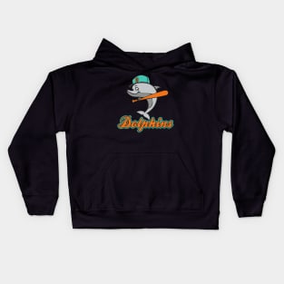 Dolphins Baseball Kids Hoodie